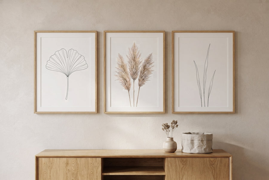 Botanical Wild — Gallery Set of 3 in a room, scene 1