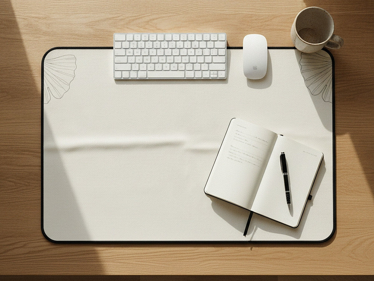 ginkgo desk mat