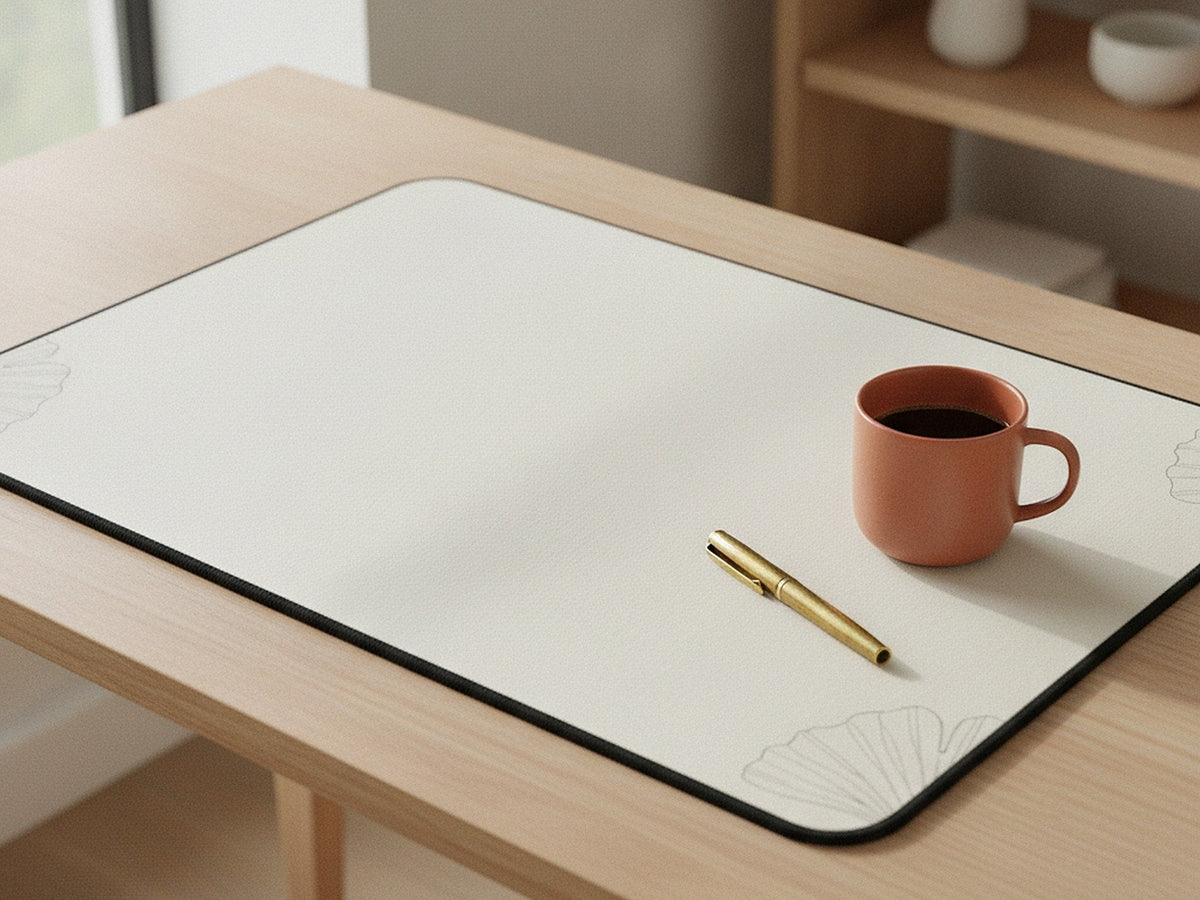 ginkgo desk mat