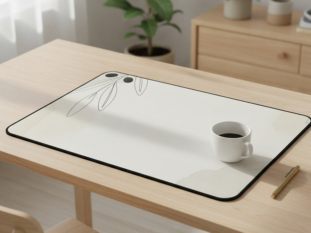 olive desk mat
