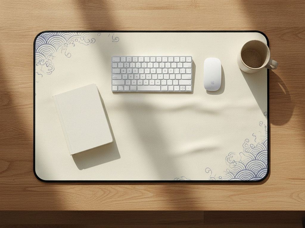 seigaiha desk mat