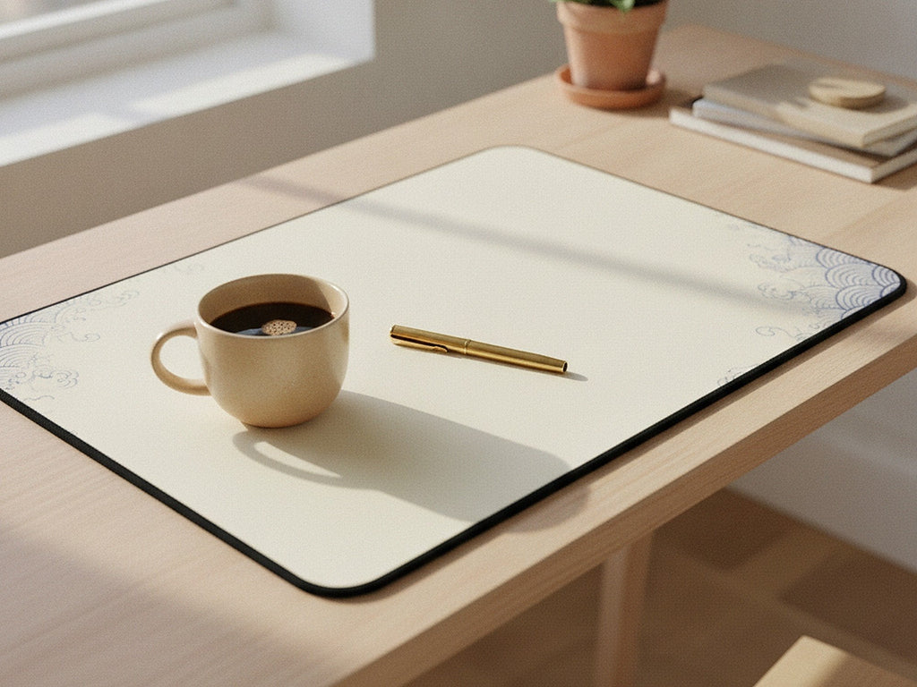 seigaiha desk mat