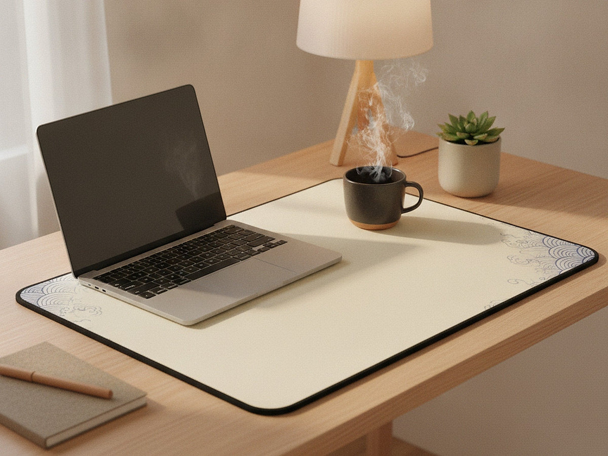 seigaiha desk mat