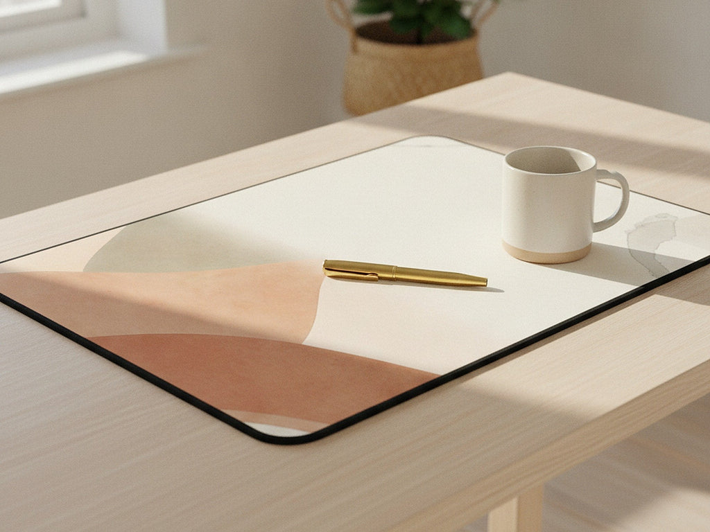 serene arches desk mat