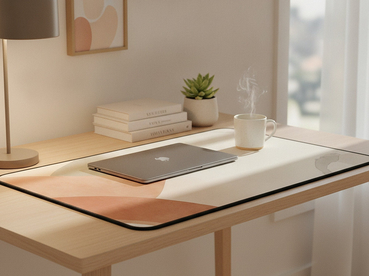 serene arches desk mat