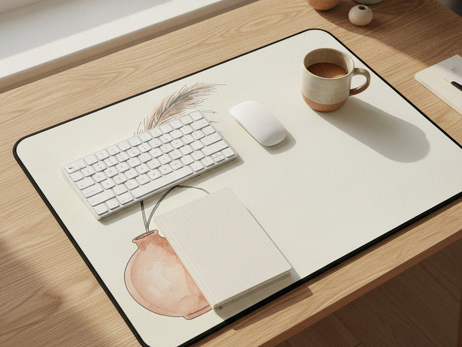 single stem desk mat