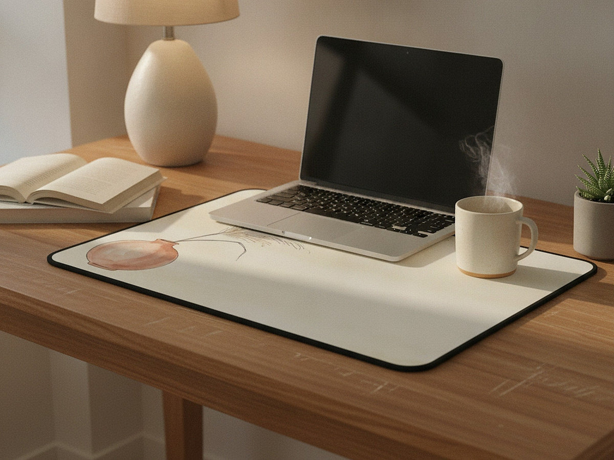 single stem desk mat