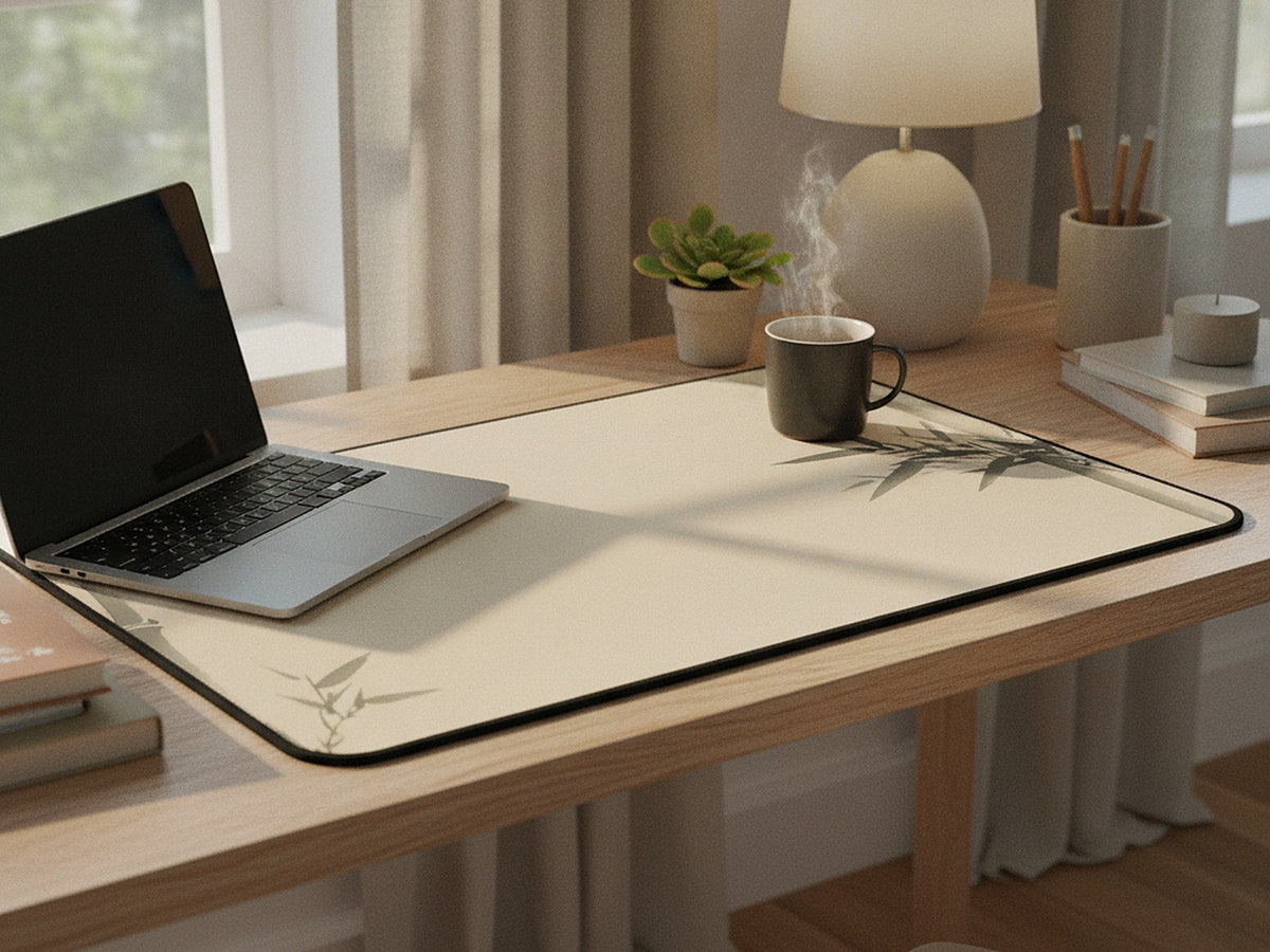 sumi bamboo desk mat