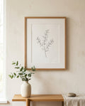 Eucalyptus — Botanical Japandi art print