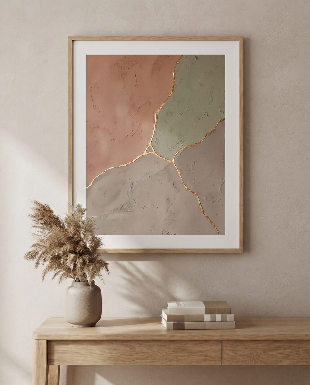 Kintsugi Seam — Wabi-Sabi & Kintsugi Japandi art print