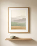 Layers — Minimalist Landscapes Japandi art print