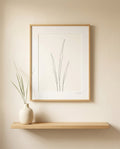 Wild Grass — Botanical Japandi art print